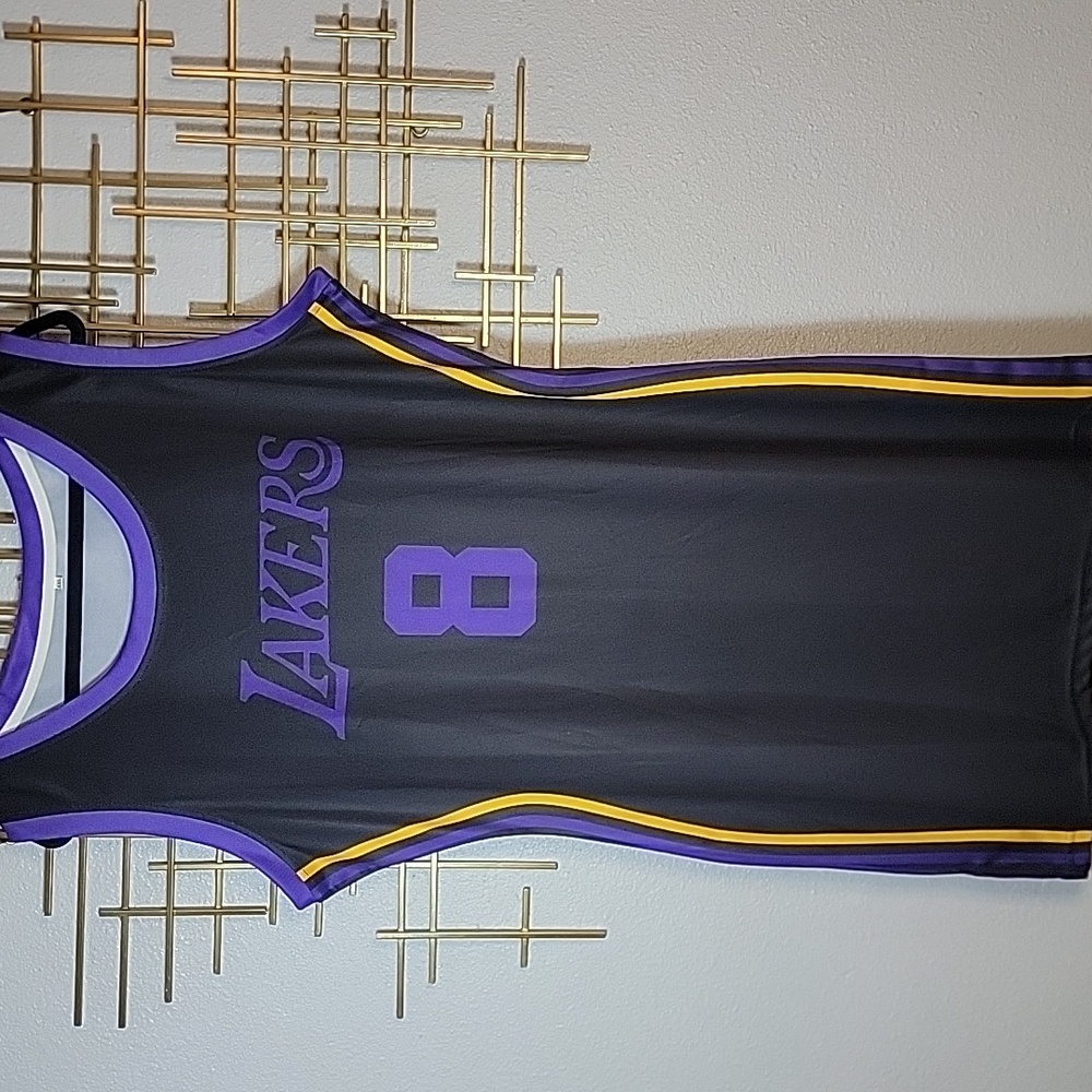 Women's Kobe Black and Purple Lakers Dress